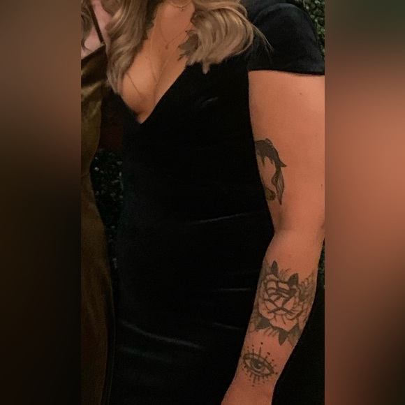 Lulus Velvet Maxi Dress - Picture 4 of 4